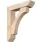 Ekena Millwork Legacy Slat Smooth Bracket w/ Offset Brace, Douglas Fir, 5 1/2"W x 22"D x 26"H BKT0604X22X26LEC06SDF - alternate 1